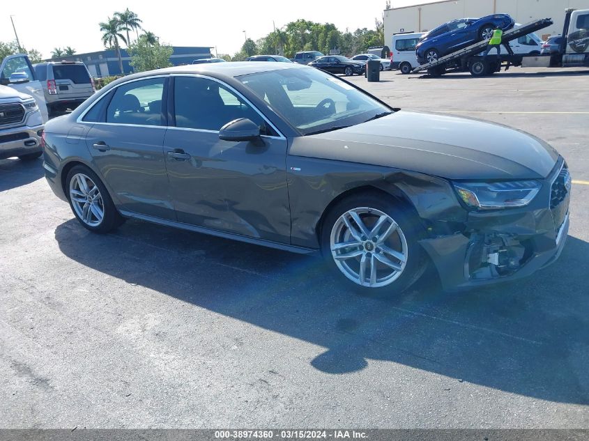 2024 AUDI A4 PREMIUM PLUS 45 - WAUEAAF48RN003938