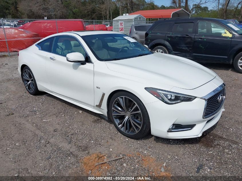 2018 Infiniti Q60 3.0T Luxe VIN: JN1EV7EK3JM341688 Lot: 38974382