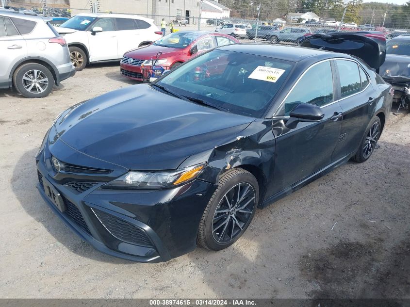 2021 Toyota Camry Se VIN: 4T1G11AK2MU523290 Lot: 38974615