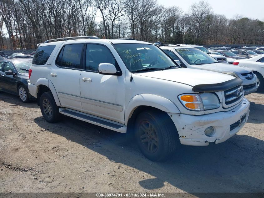 2003 Toyota Sequoia Limited V8 VIN: 5TDBT48AX3S148159 Lot: 38974791