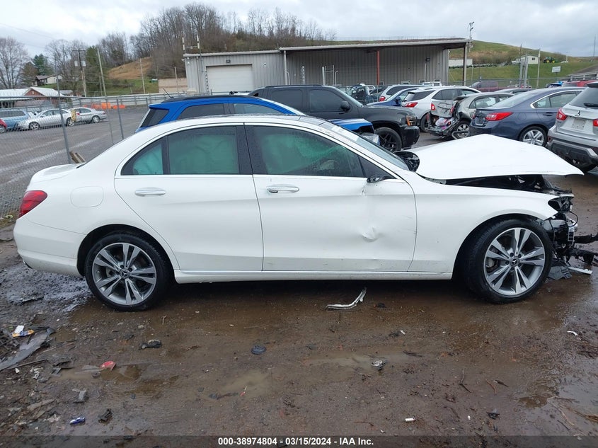 VIN WDDWF4KB2JR404550 2018 MERCEDES-BENZ C 300 4MATIC