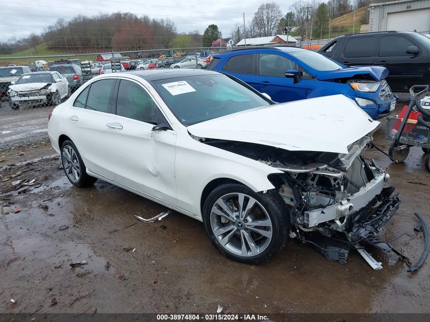 VIN WDDWF4KB2JR404550 2018 MERCEDES-BENZ C 300 4MATIC