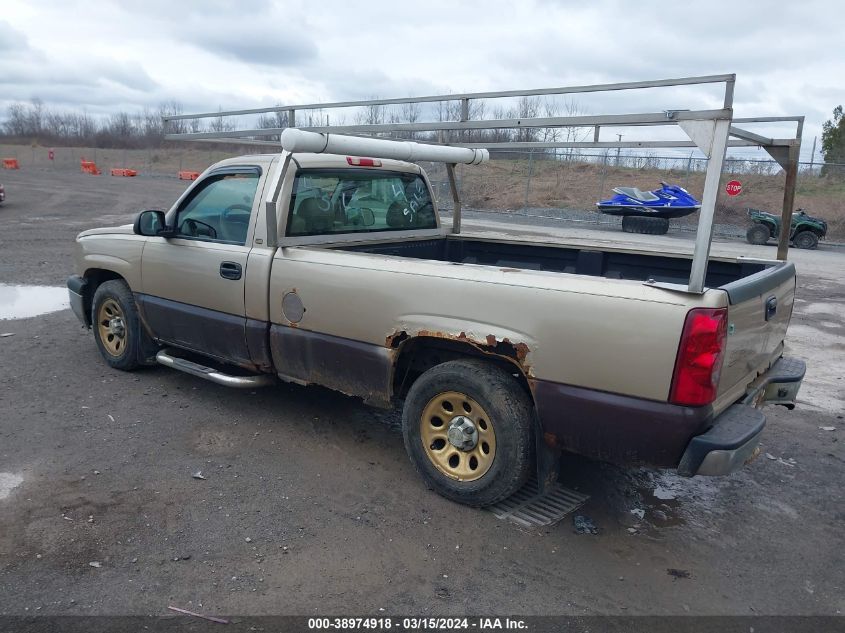 1GCEC14XX5Z270964 | 2005 CHEVROLET SILVERADO 1500