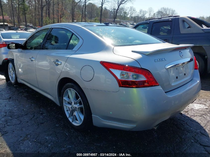 2009 Nissan Maxima 3.5 Sv VIN: 1N4AA51E19C831985 Lot: 38974957