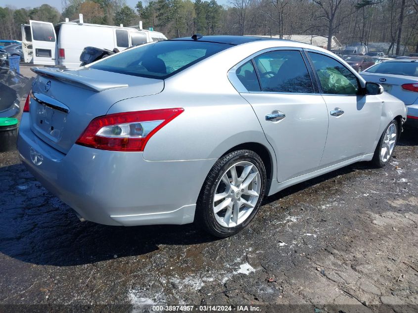 1N4AA51E19C831985 2009 Nissan Maxima 3.5 Sv