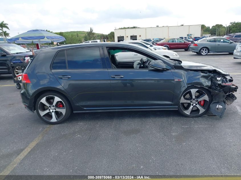 3VW447AU6HM018816 | 2017 VOLKSWAGEN GOLF GTI