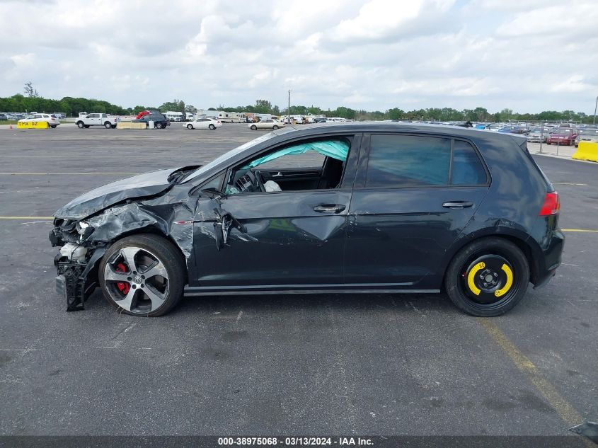 3VW447AU6HM018816 | 2017 VOLKSWAGEN GOLF GTI