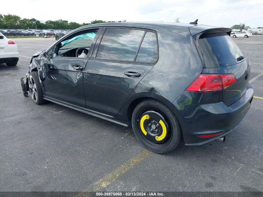 3VW447AU6HM018816 | 2017 VOLKSWAGEN GOLF GTI