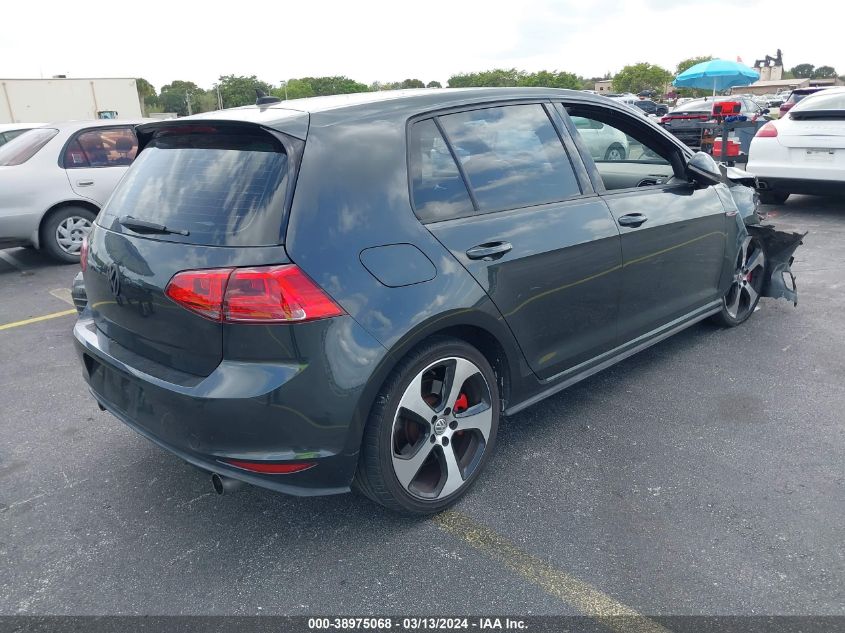 3VW447AU6HM018816 | 2017 VOLKSWAGEN GOLF GTI