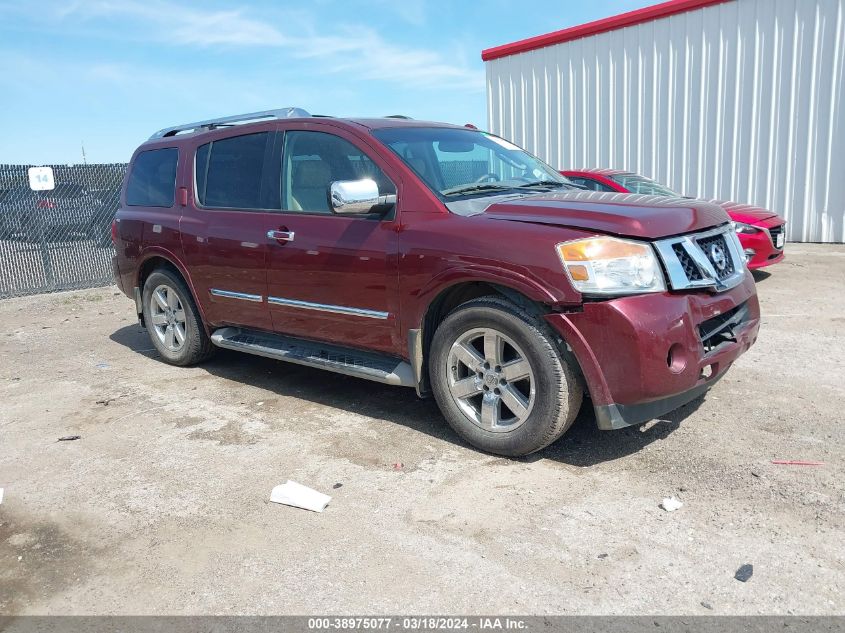 2011 Nissan Armada Platinum VIN: 5N1BA0ND1BN622710 Lot: 38975077