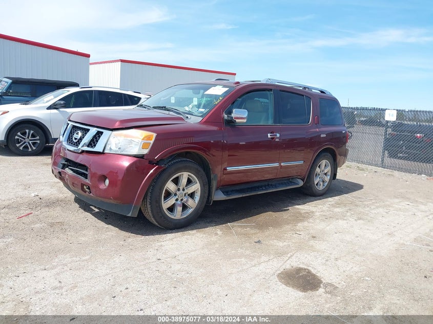 2011 Nissan Armada Platinum VIN: 5N1BA0ND1BN622710 Lot: 38975077