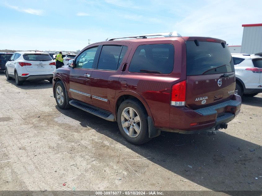 2011 Nissan Armada Platinum VIN: 5N1BA0ND1BN622710 Lot: 38975077