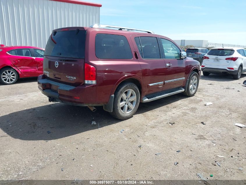 2011 Nissan Armada Platinum VIN: 5N1BA0ND1BN622710 Lot: 38975077