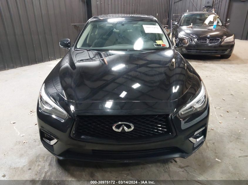 2019 Infiniti Q50 3.0T Luxe VIN: JN1EV7ARXKM558482 Lot: 38975172