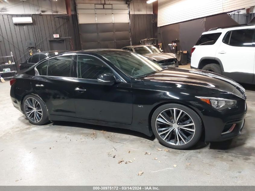 2019 Infiniti Q50 3.0T Luxe VIN: JN1EV7ARXKM558482 Lot: 38975172