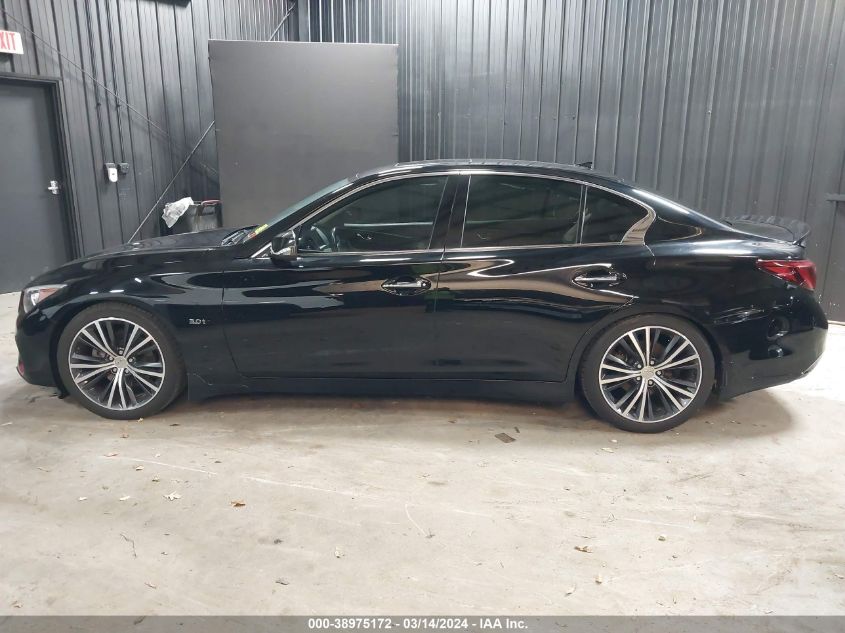 2019 Infiniti Q50 3.0T Luxe VIN: JN1EV7ARXKM558482 Lot: 38975172