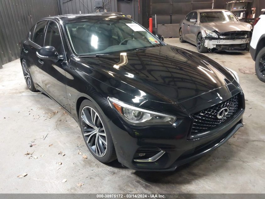 2019 Infiniti Q50 3.0T Luxe VIN: JN1EV7ARXKM558482 Lot: 38975172