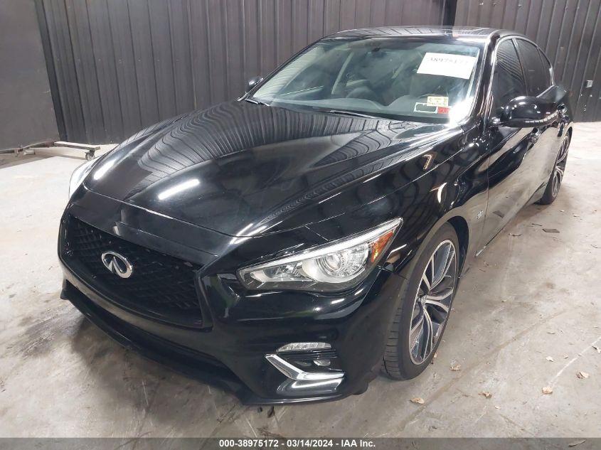 2019 Infiniti Q50 3.0T Luxe VIN: JN1EV7ARXKM558482 Lot: 38975172