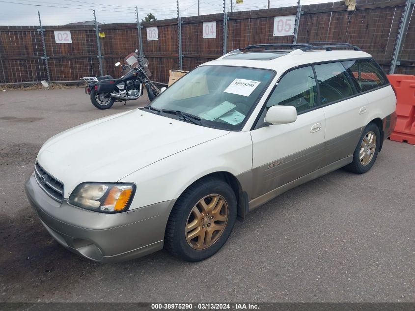 2002 Subaru Outback Limited VIN: 4S3BH686727654422 Lot: 38975290