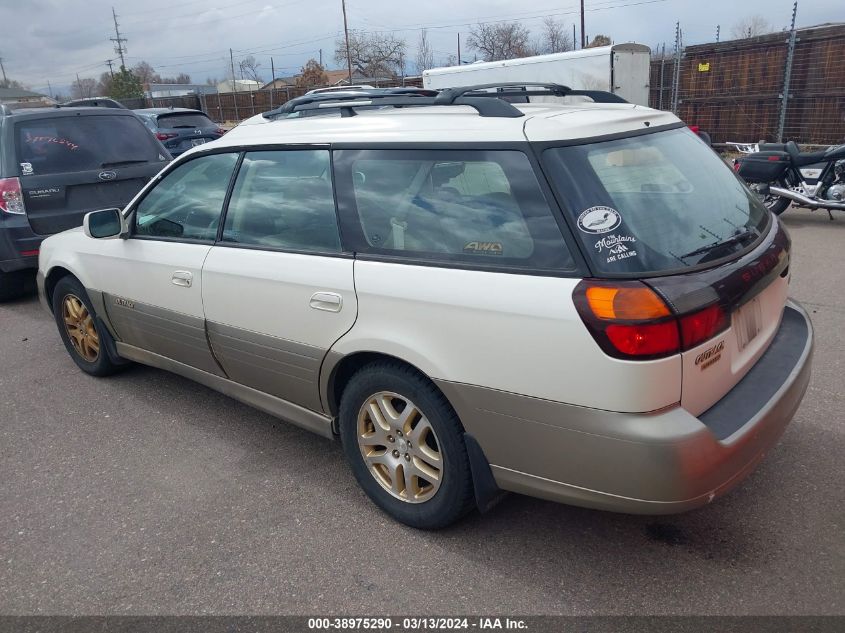 2002 Subaru Outback Limited VIN: 4S3BH686727654422 Lot: 38975290