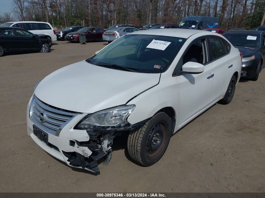 3N1AB7AP5EL657439 | 2014 NISSAN SENTRA