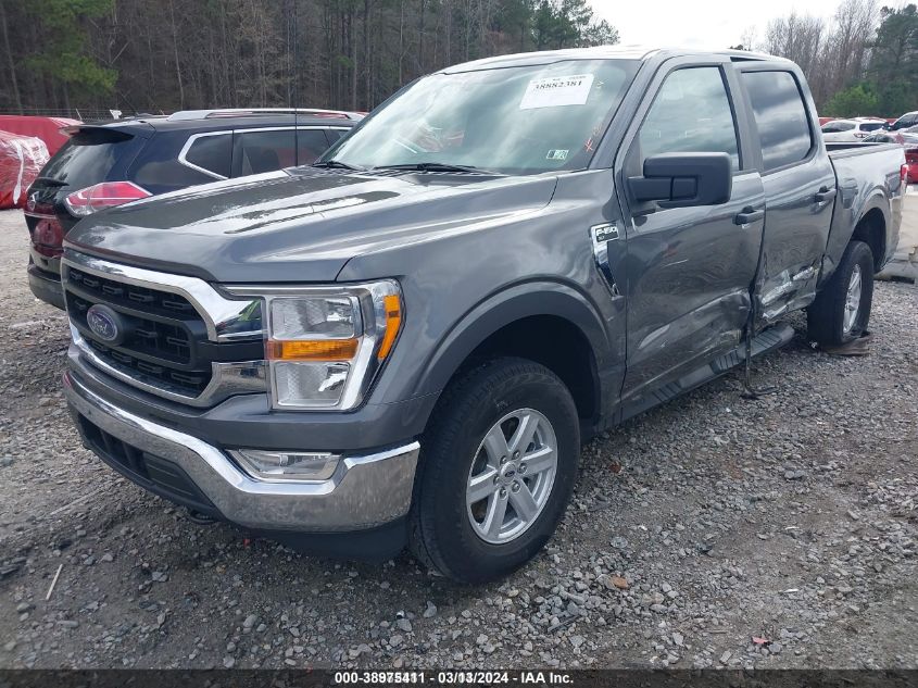 2022 Ford F-150 Xlt VIN: 1FTEW1EP8NKF31037 Lot: 38975411