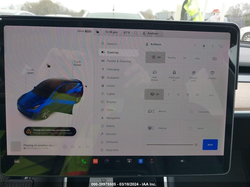 VIN 5YJYGDEE5LF031762 2020 TESLA MODEL Y