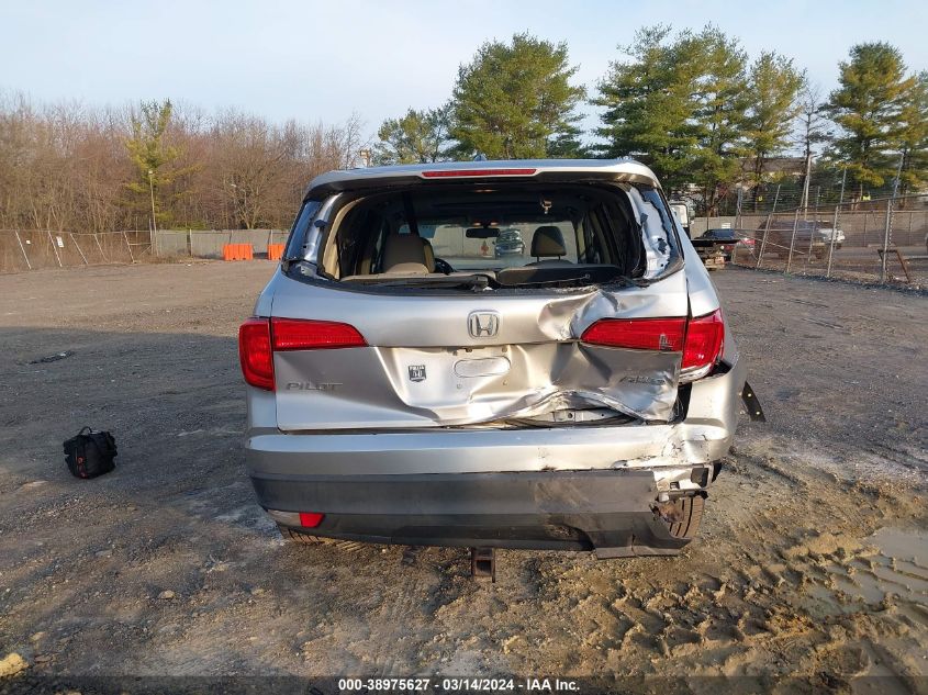 2017 Honda Pilot Ex-L VIN: 5FNYF6H5XHB010178 Lot: 38975627