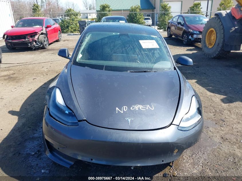 2022 Tesla Model 3 Long Range Dual Motor All-Wheel Drive VIN: 5YJ3E1EBXNF207759 Lot: 38975667