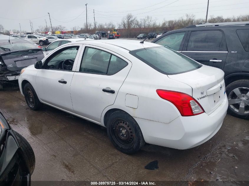 3N1CN7AP0EL833748 | 2014 NISSAN VERSA