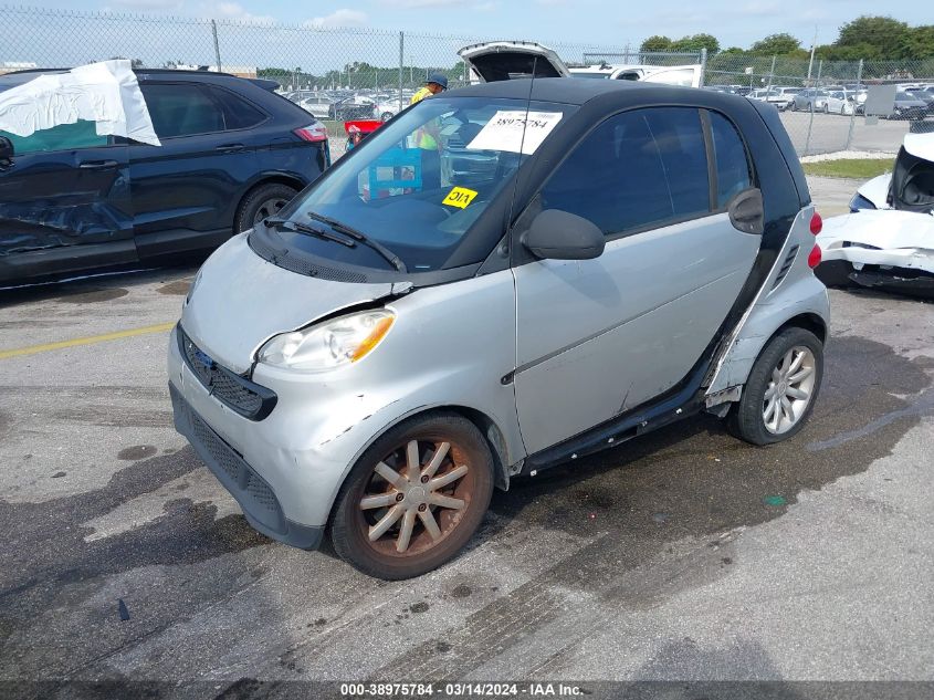 2013 Smart Fortwo Passion/Pure VIN: WMEEJ3BA5DK595160 Lot: 38975784