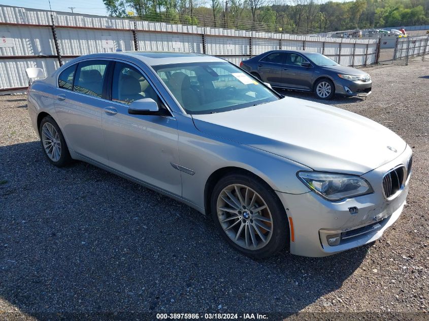 2013 BMW 750I VIN: WBAYA8C5XDC996611 Lot: 38975986