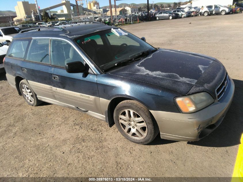 2000 Subaru Outback VIN: 4S3BH6659Y7639469 Lot: 38976013