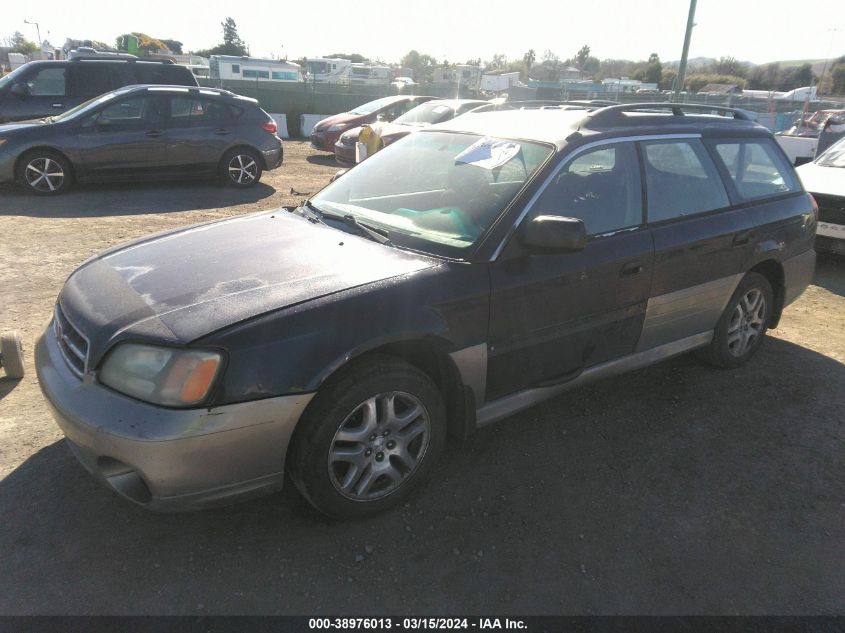 2000 Subaru Outback VIN: 4S3BH6659Y7639469 Lot: 38976013