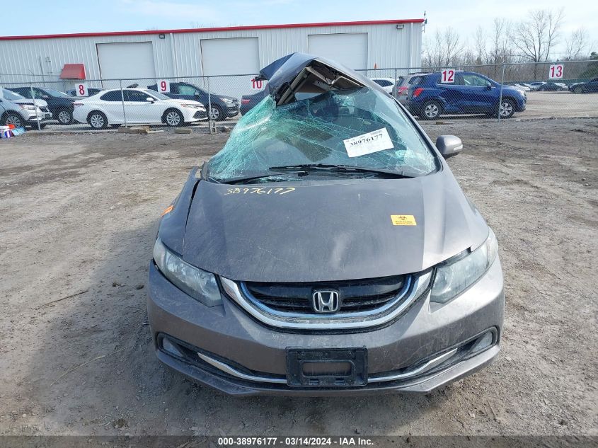 19XFB4F3XDE202385 | 2013 HONDA CIVIC HYBRID