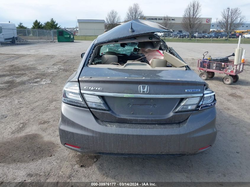 19XFB4F3XDE202385 | 2013 HONDA CIVIC HYBRID