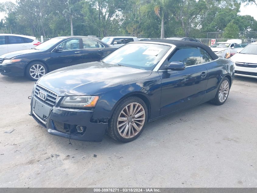 2010 Audi A5 2.0T Premium VIN: WAUJFAFH6AN020308 Lot: 38976271