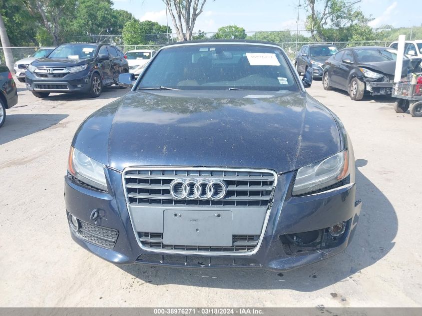 2010 Audi A5 2.0T Premium VIN: WAUJFAFH6AN020308 Lot: 38976271