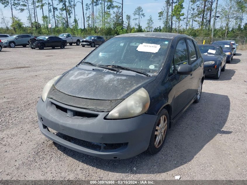 JHMGD38618S002691 | 2008 HONDA FIT