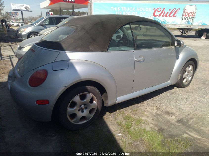 3VWCK21Y83M303615 | 2003 VOLKSWAGEN NEW BEETLE