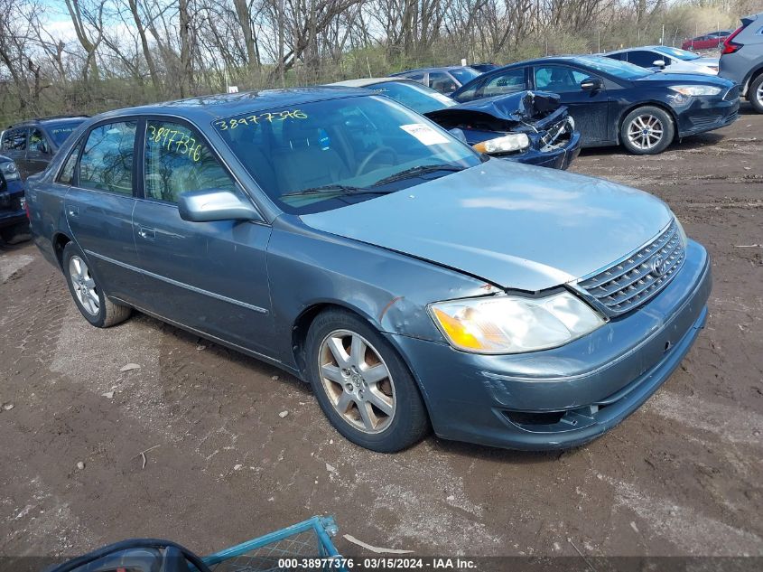 4T1BF28B33U331365 | 2003 TOYOTA AVALON