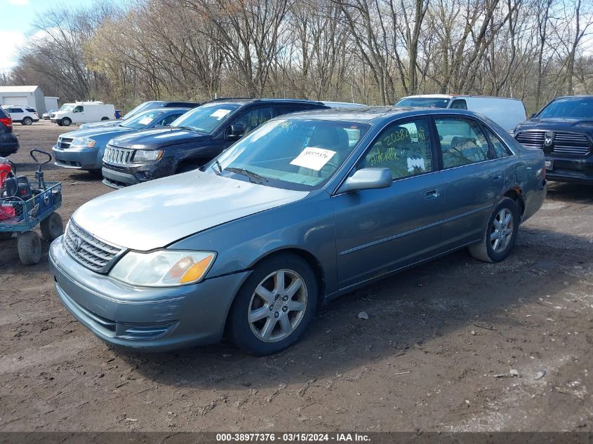 4T1BF28B33U331365 | 2003 TOYOTA AVALON