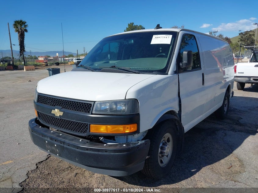 VIN 1GCWGAFP6K1360659 2019 CHEVROLET EXPRESS 2500 WORK VAN