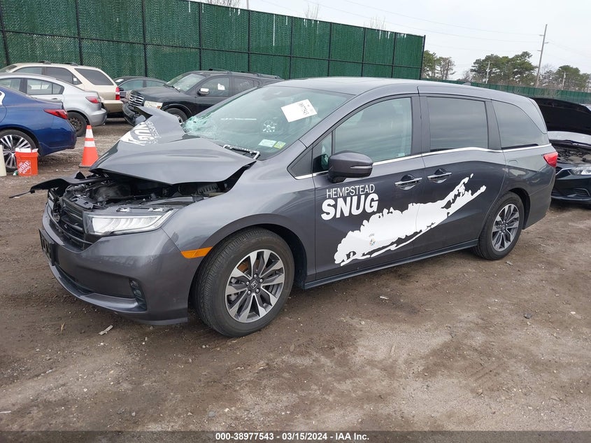 2023 HONDA ODYSSEY EX-L - 5FNRL6H63PB017140
