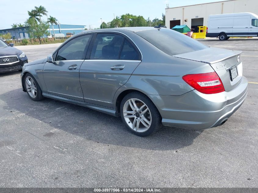 WDDGF4HB4DR256787 | 2013 MERCEDES-BENZ C 250