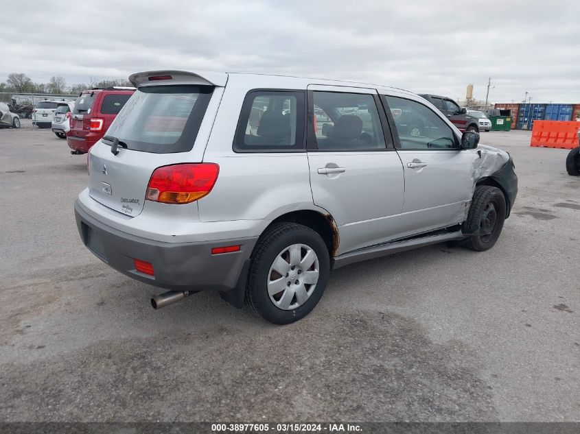 2003 Mitsubishi Outlander Ls VIN: JA4LX31G13U035031 Lot: 38977605