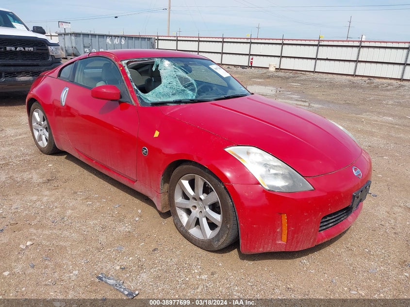 2003 Nissan 350Z Touring VIN: JN1AZ34D43T114517 Lot: 38977699