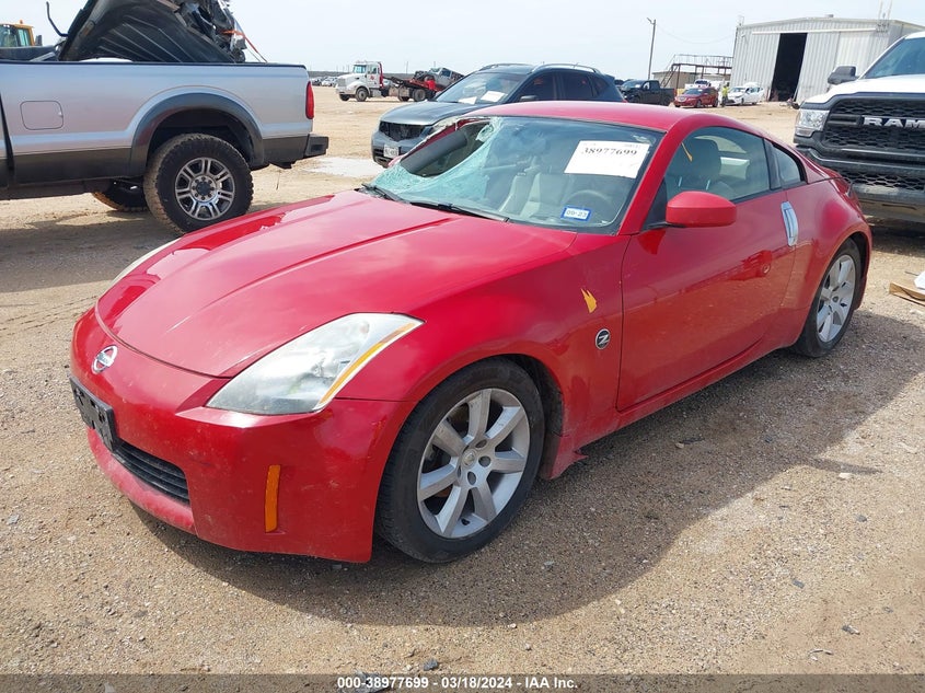 2003 Nissan 350Z Touring VIN: JN1AZ34D43T114517 Lot: 38977699
