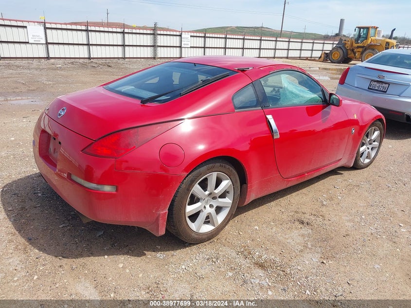 2003 Nissan 350Z Touring VIN: JN1AZ34D43T114517 Lot: 38977699
