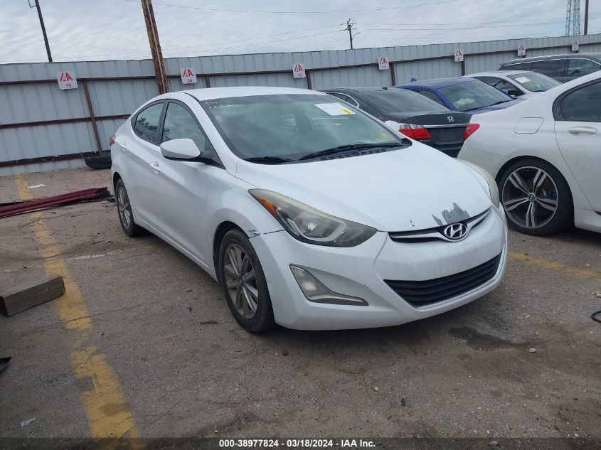 2015 HYUNDAI ELANTRA SE/SPORT/LIMITED - 5NPDH4AE8FH623485